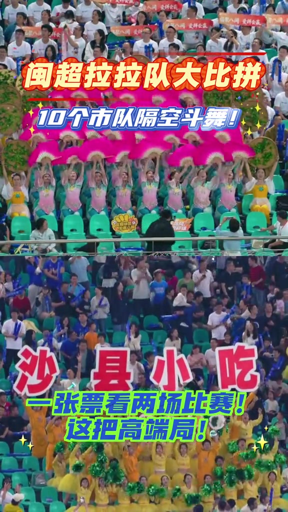 閩超揭幕廈門三球完勝福州 十隊啦啦隊隔空斗舞漳州方陣獲評最佳 閩超揭幕廈門三球完勝福州 十隊啦啦隊隔空斗舞漳州方陣獲評最佳